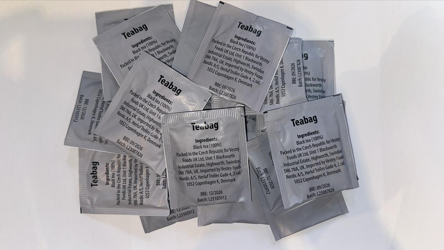 British Army ration pack English Breakfast Tea Bags x 20