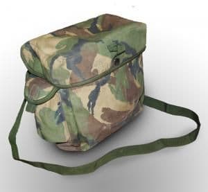 British army DPM respirator bag