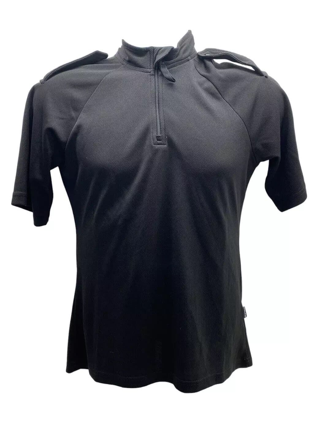 British Police Mens Moisture Wicking Black T-Shirt short sleeve