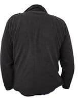 Police Lightweight Black Micro Fleece Jumper