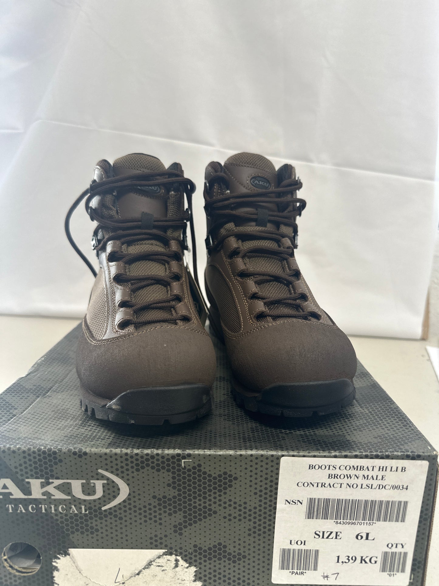 British Army Issued AKU SIZE 6L MALE BOOTS BRAND NEW #7