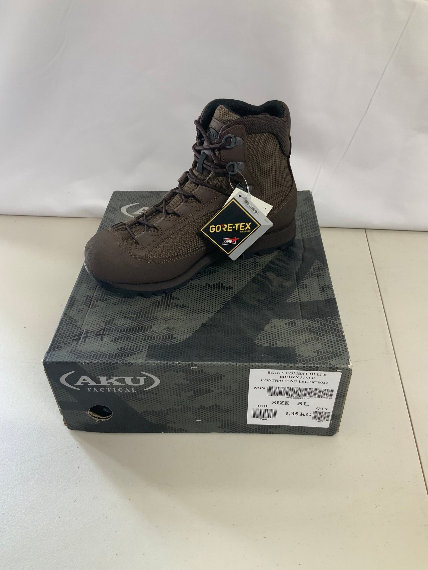 British Army Issued AKU SIZE 5L MALE BOOTS BRAND NEW #4