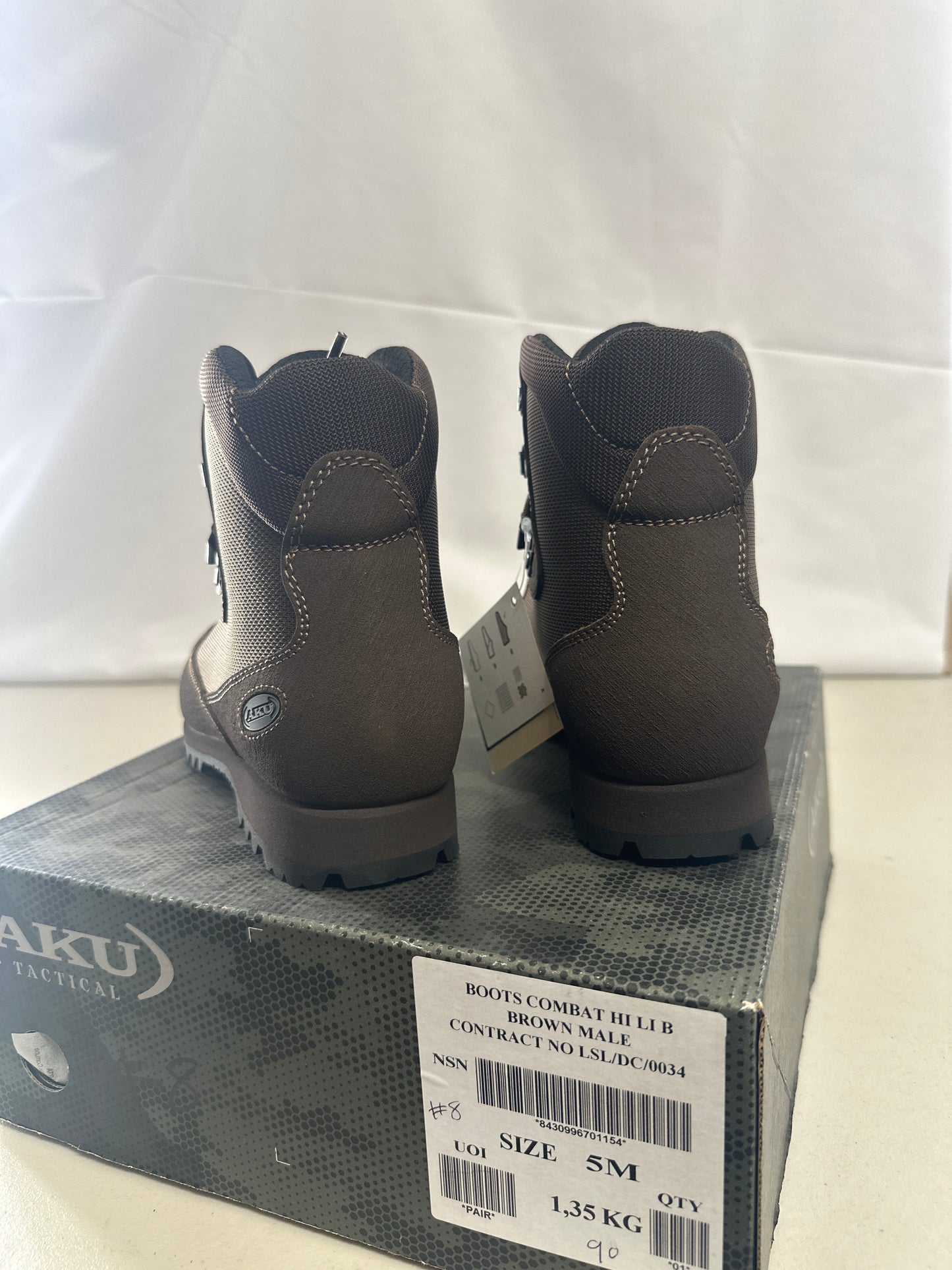 British Army Issued AKU SIZE 5m MALE BOOTS BRAND NEW #8