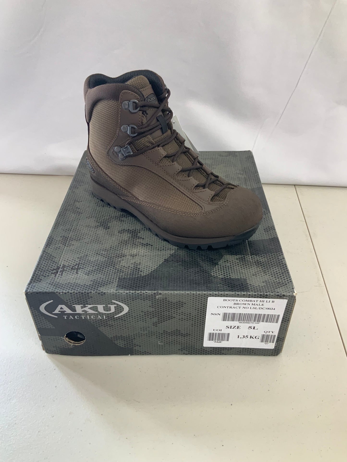British Army Issued AKU SIZE 5L MALE BOOTS BRAND NEW #4