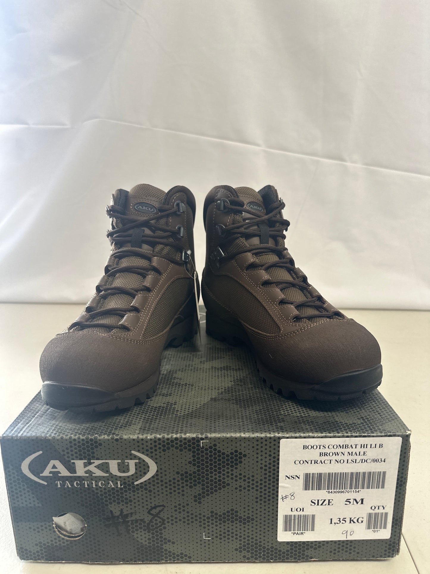 British Army Issued AKU SIZE 5m MALE BOOTS BRAND NEW #8