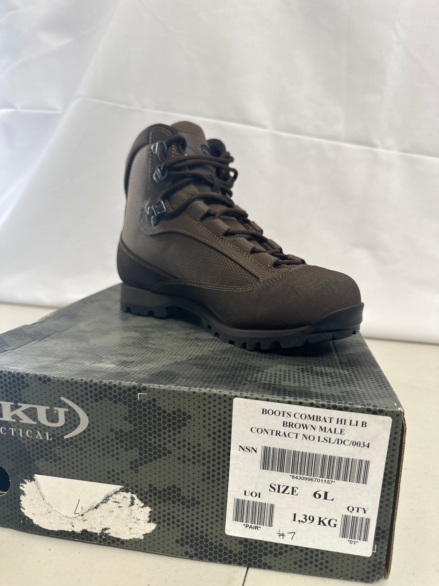 British Army Issued AKU SIZE 6L MALE BOOTS BRAND NEW #7
