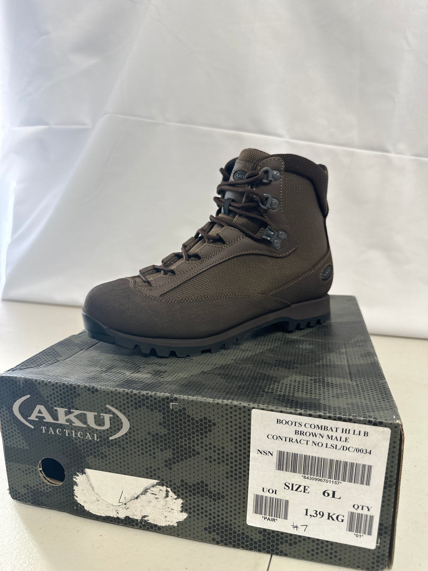 British Army Issued AKU SIZE 6L MALE BOOTS BRAND NEW #7
