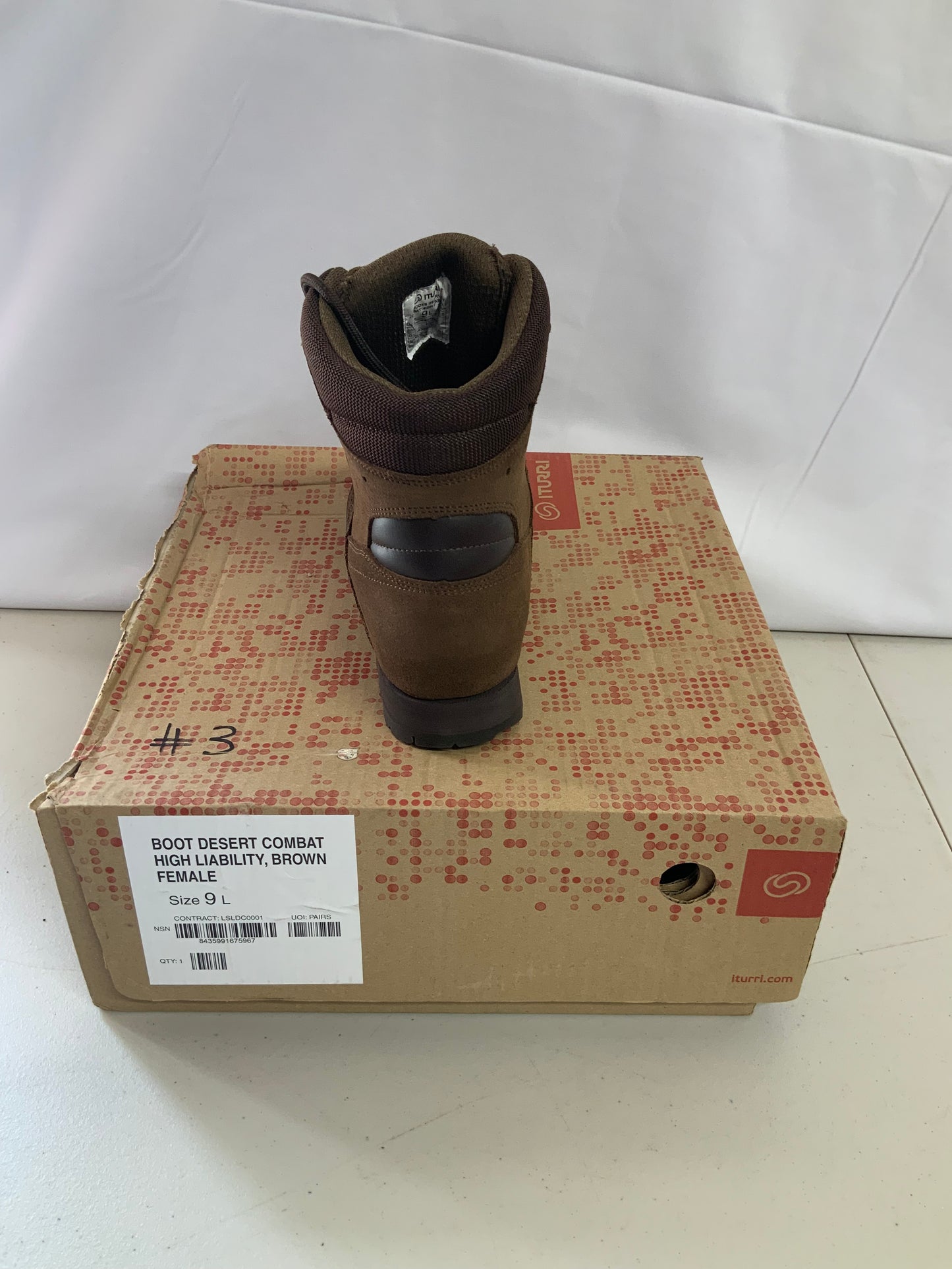 British Army Issued ITURRI Size 9L combat female boots BRAND NEW #3