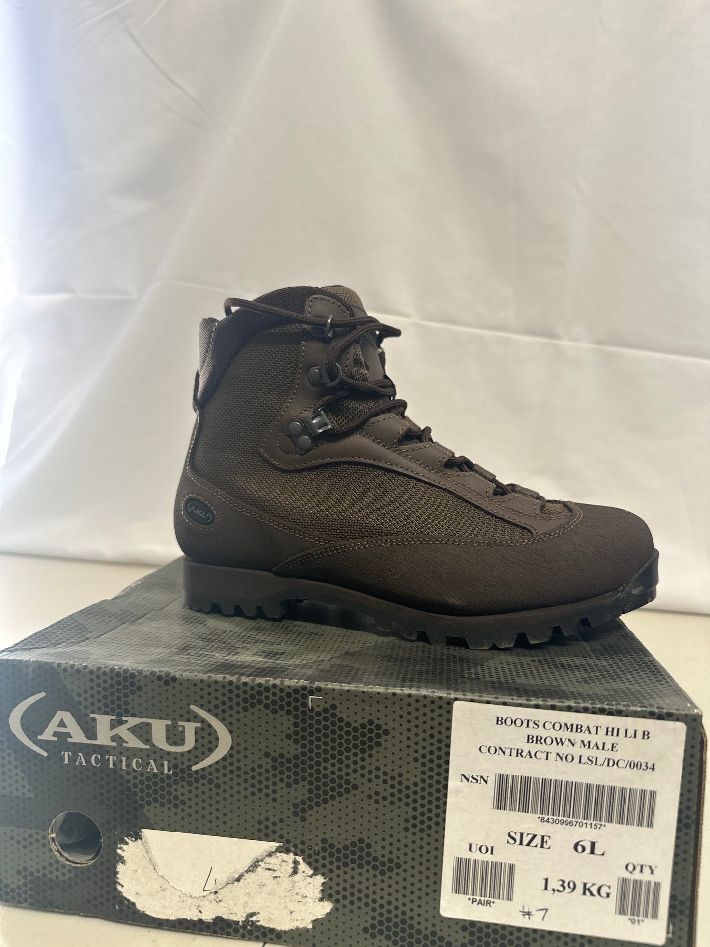 British Army Issued AKU SIZE 6L MALE BOOTS BRAND NEW #7