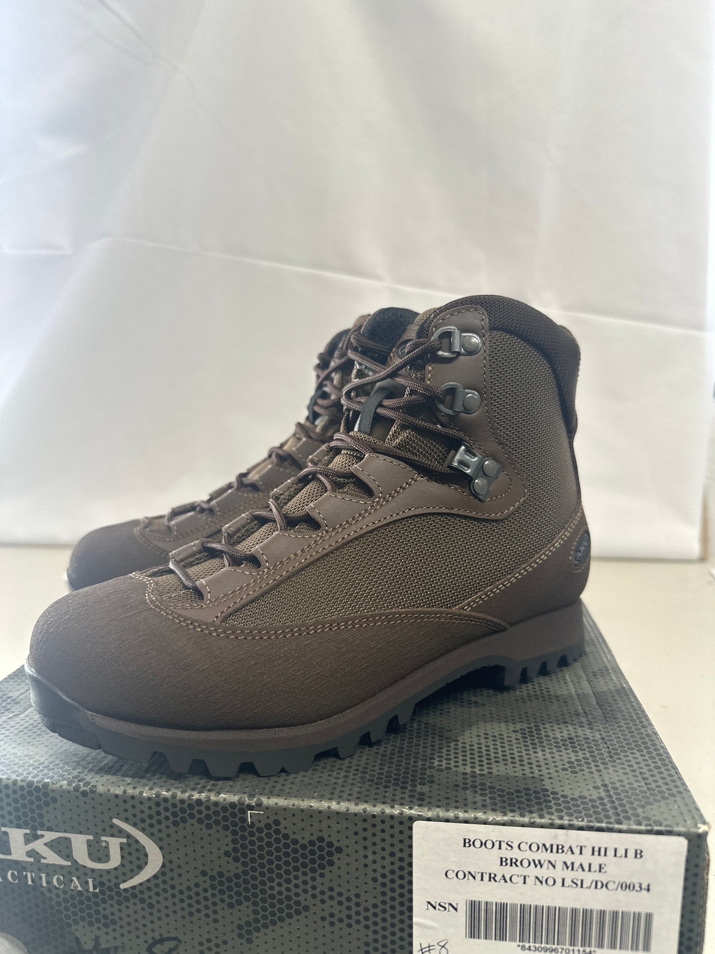 British Army Issued AKU SIZE 5m MALE BOOTS BRAND NEW #8