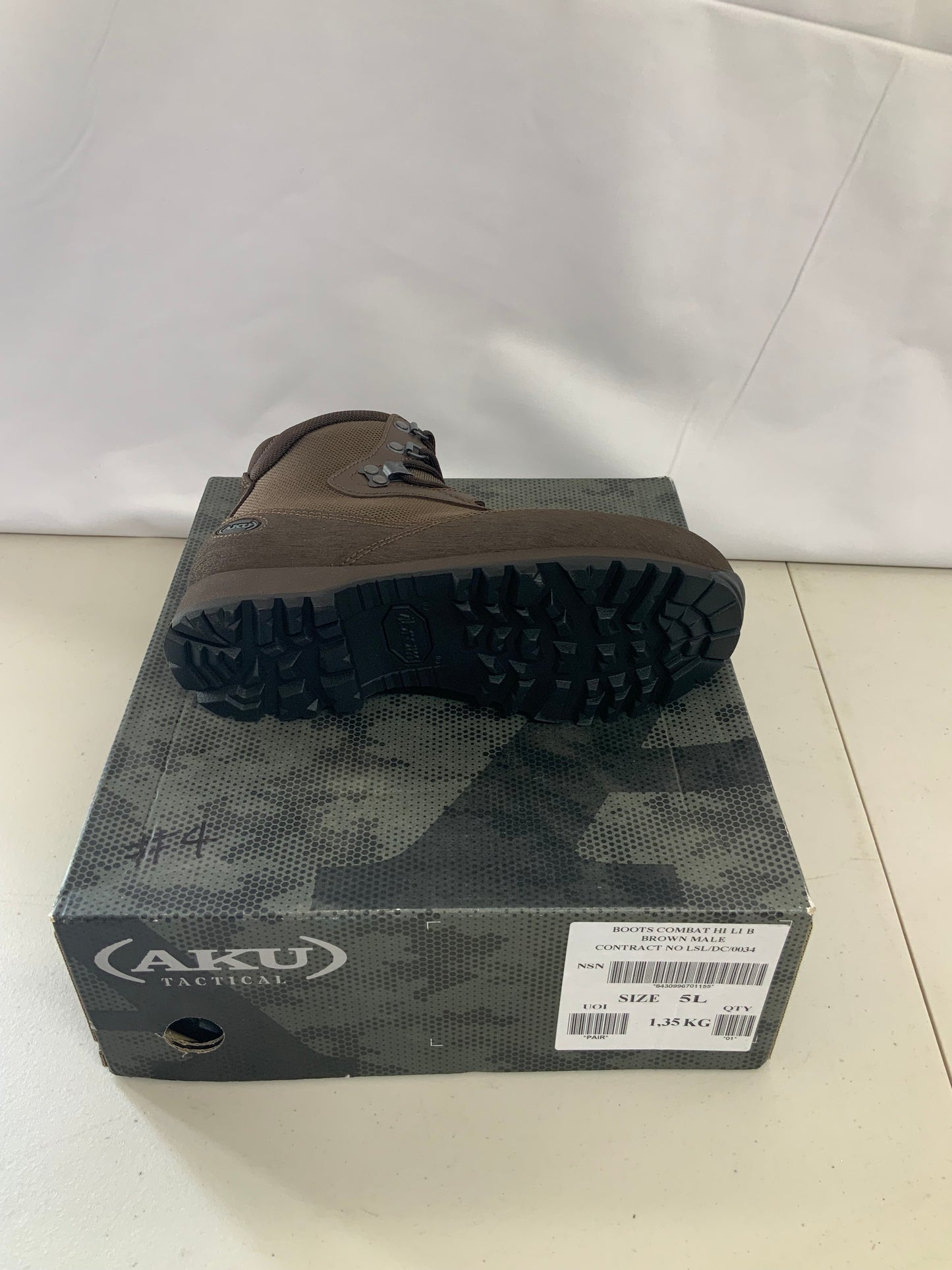 British Army Issued AKU SIZE 5L MALE BOOTS BRAND NEW #4