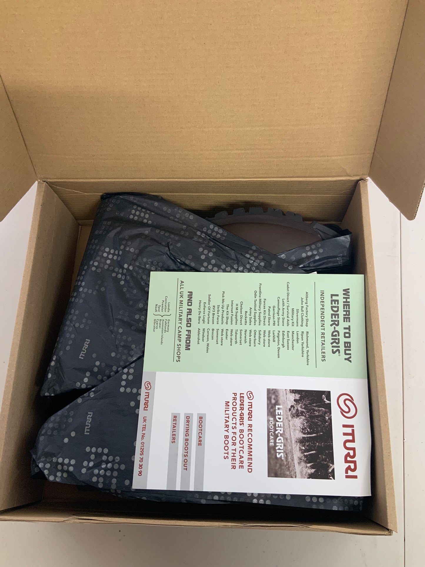 British Army Issued ITURRI size 8L male patrol boots BRAND NEW #12