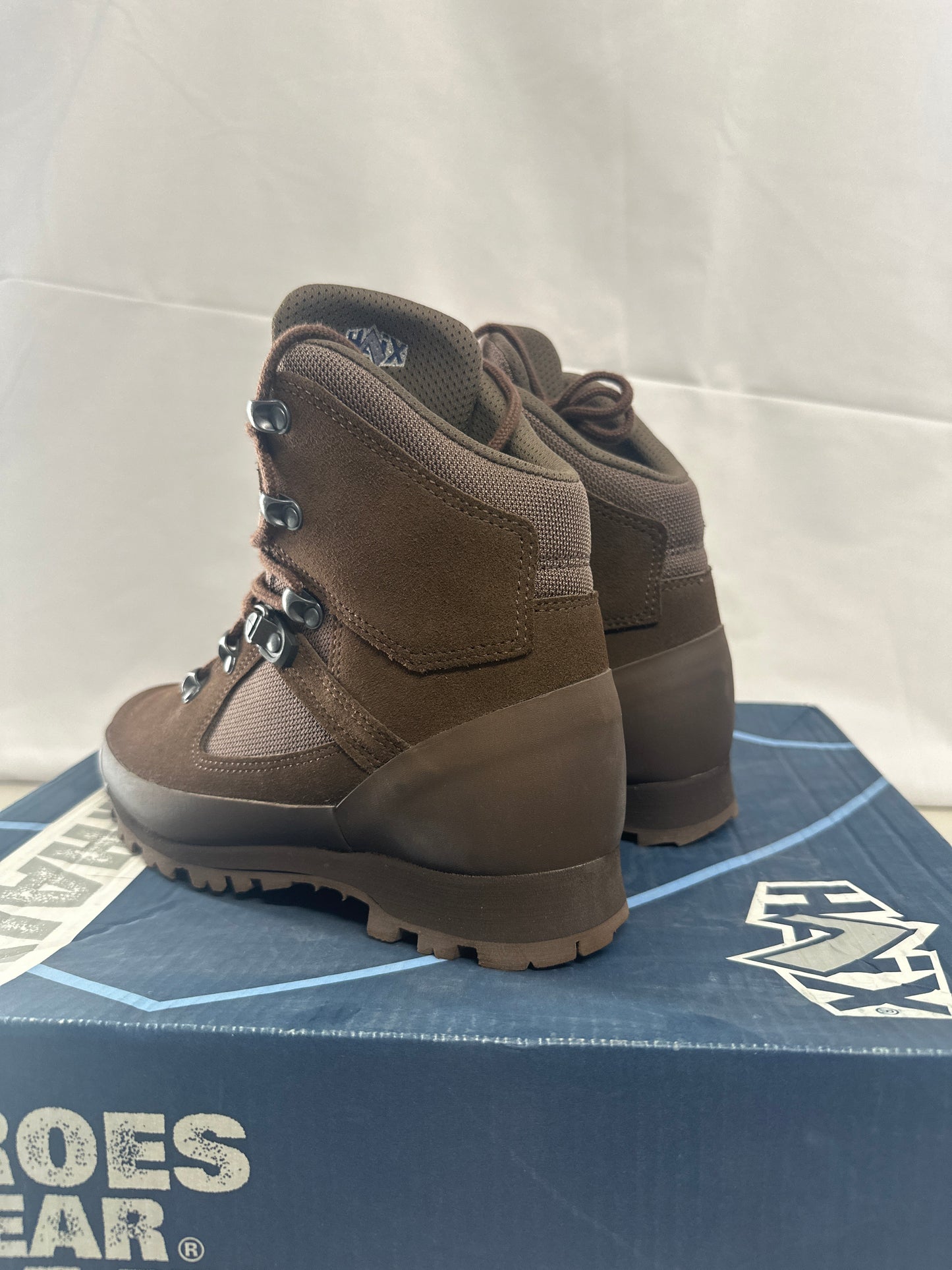 British army issue Haix Desert Combat High Liability Brown female Boots Size 5W #10