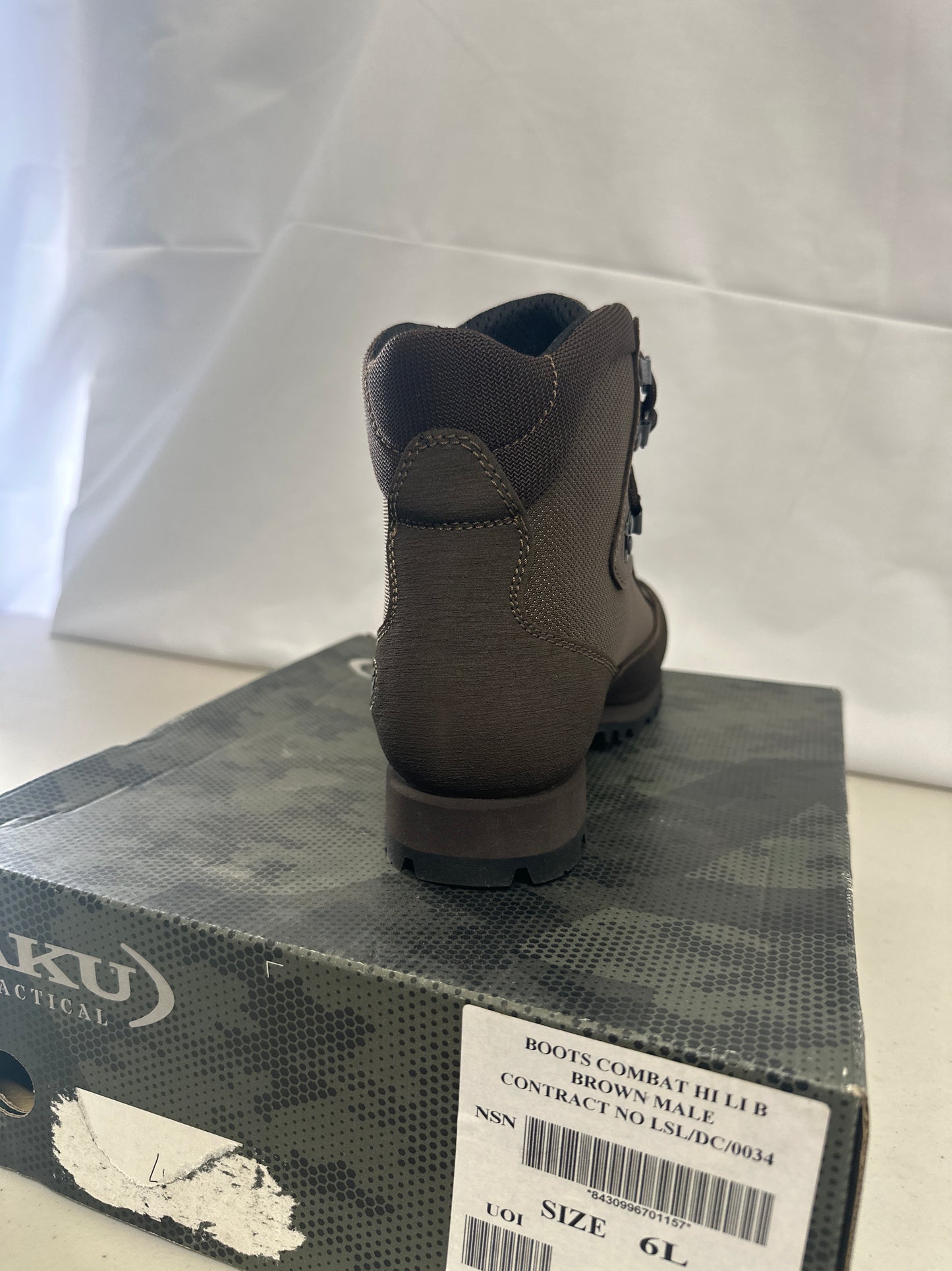 British Army Issued AKU SIZE 6L MALE BOOTS BRAND NEW #7
