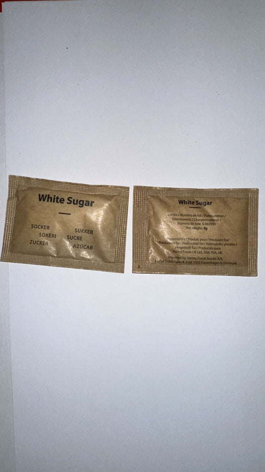 British army Ration Pack - Sugar Sachets x 20