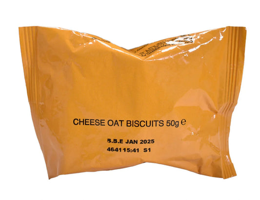 British army Ration Pack Accessory - Cheese Oat Biscuits 50g