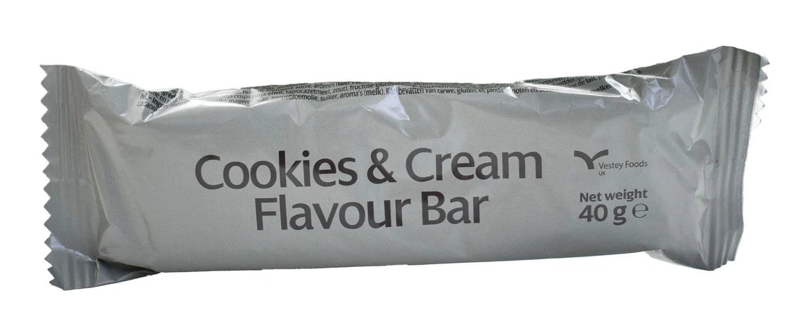 British Army Ration - Cookies & Cream Flavour Bar 40g
