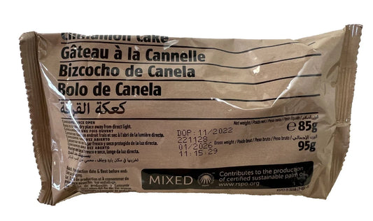 British Army Ration Pack Cinnamon Cake 85g