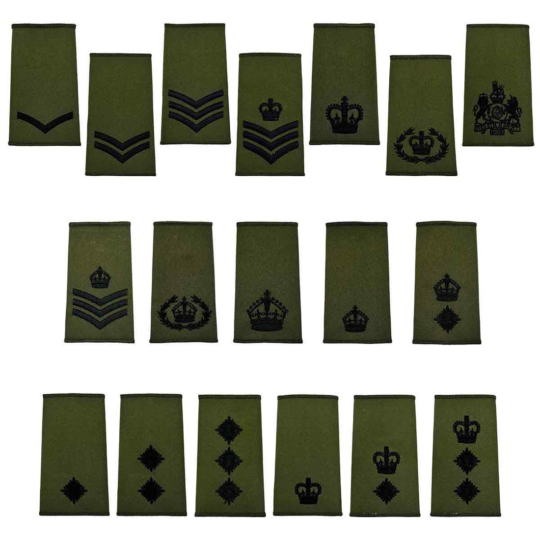 british army rank slides – The Military Surplus Store